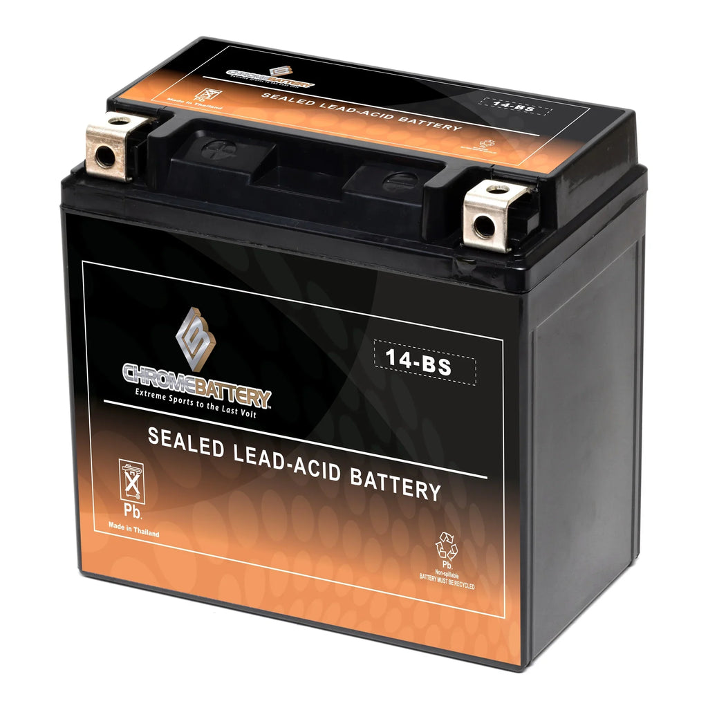 2009 Zg1400 Abs Ytx14-Bs for Chrome Battery Battery 1400Cc Kawasaki Motorcycle Concours,