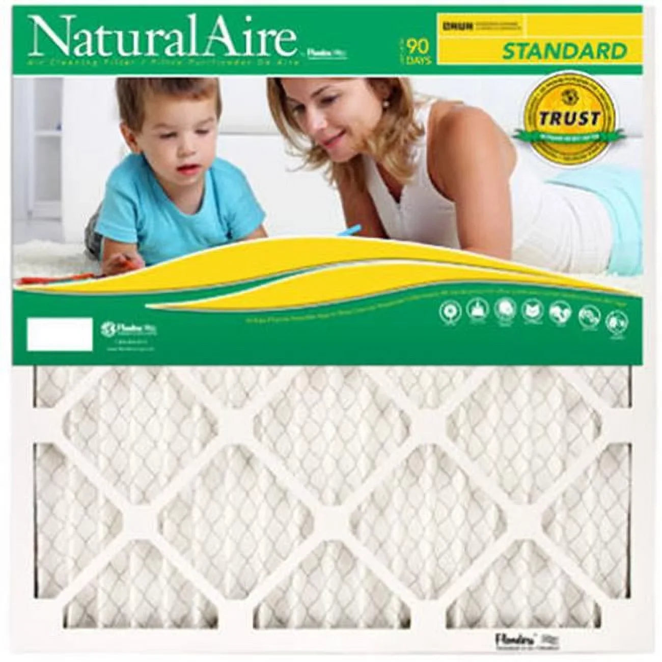 x 12 - Pack Flanders Pleated - 11.9 Of 29.9 NaturalAire Air Filter in. Standard 84858.011230