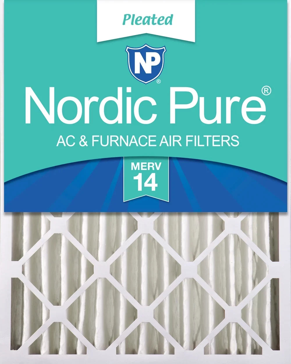 MERV Pure 5/8) Nordic Pack 1 Air Filter Pleated (3 14 28x30x4