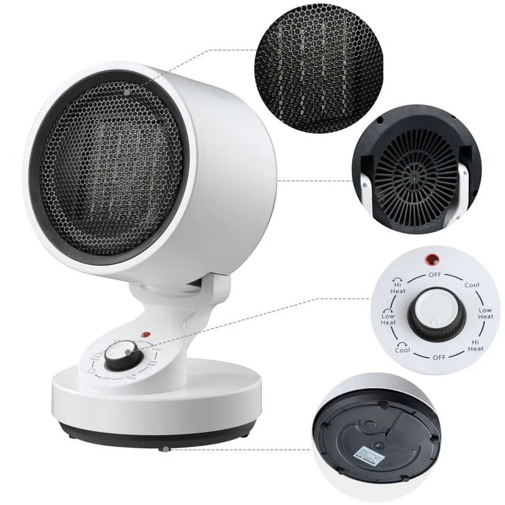 3 Cooling Quick , High Low and heating M Heat 2-in-1 fan (900W), Heat Fan,with modes including Warm Electric Mode Heater Space cooling Cool (10W) Cool Up electric (1500W), Heat 2-In-1 and Fan, & Space