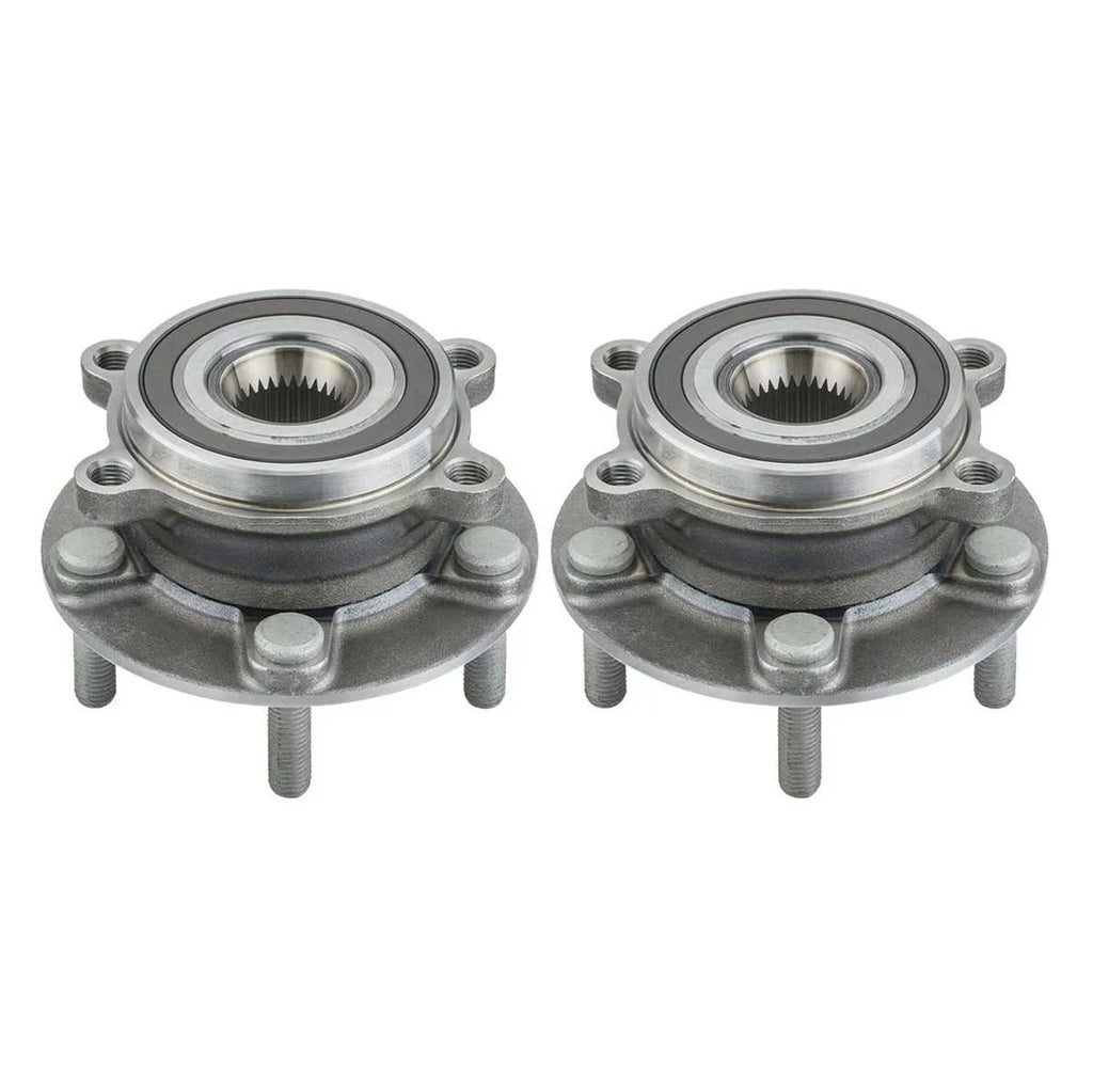 Driver 2 2013-2020 Mazda Front Passenger 6 AWD 2.5L Wheel CX-5 2014 2015 for 2019 2016 Bearing Mazda 2017 2018 AutoShack Side 2.0L 2.2L Set of HB613349PR FWD Hub and 5-Lug Replacement