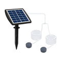 Pump Fish Oxygenator Bubble Pipe Fishing Pool Solar 8.2ft Aerator Air Fish Plug-in Stones Oxygen Air Pump Aerator Garden Pond for moobody 2 Aquarium 2W Oxygen 6V with