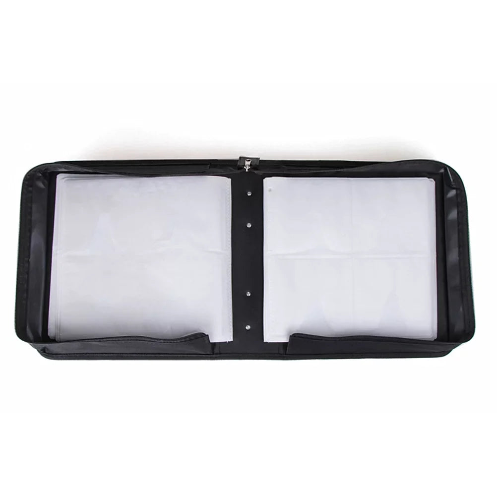NUOLUX Organizer 400 Case Disc Binder 100 Wallet Pack Cd Large Portable Cases Carrying Holder Storage