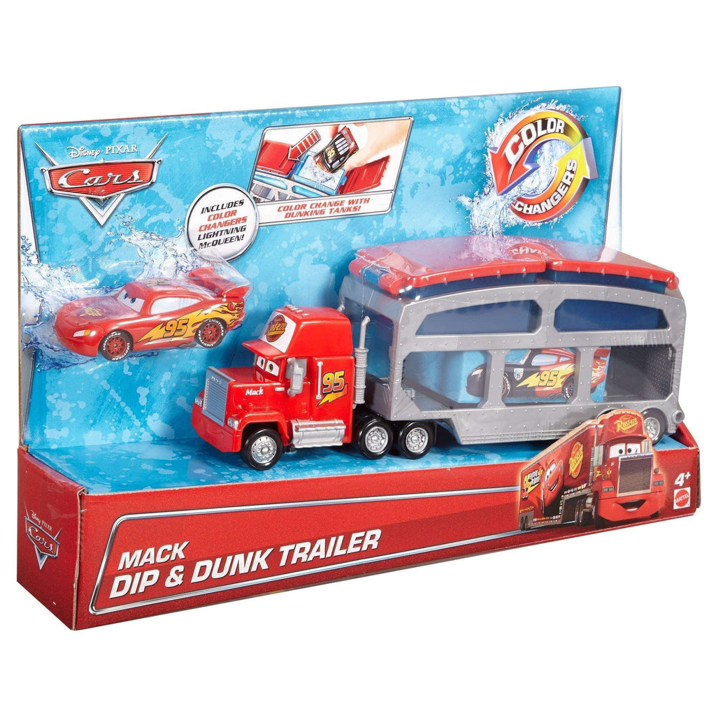 Dip Trailer with Cars & Mack McQueen Lightning Dunk Disney/Pixar