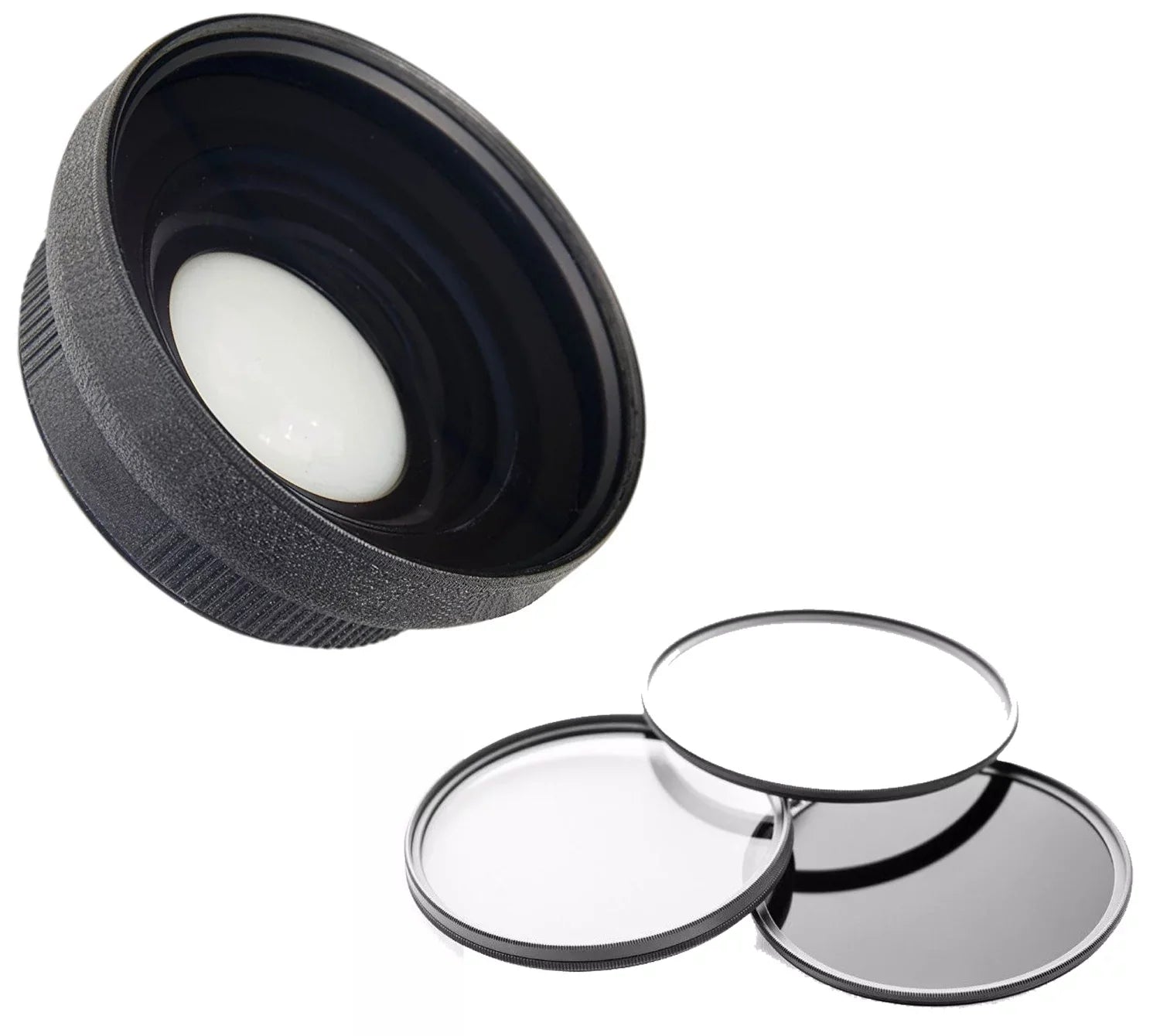 '+ Definition Canon Wide R800 0.44X w/ Angle Piece Super Set Filter Macro High VIXIA Lens HF Lens 3