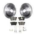 Auto Honda CR-V Pads For - Disc Rotors K8S-101813 Kit RDX Brake Semi-Metallic Rear And Acura Transit