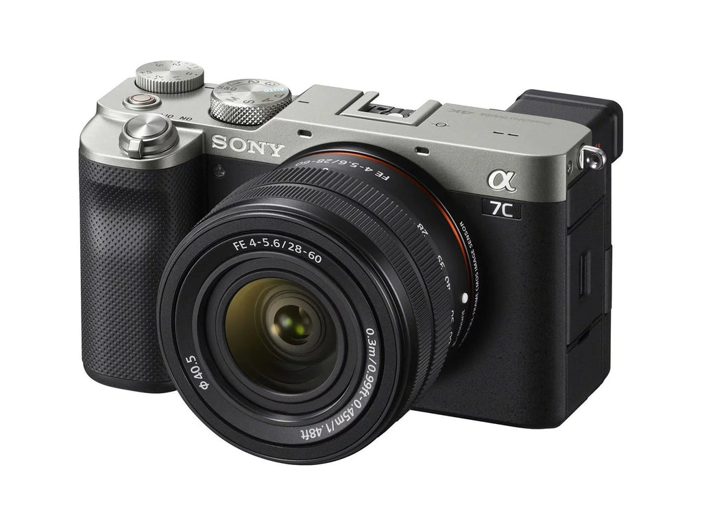 FE a7C Lens with (Silver) Bundle Alpha Camera Mirrorless Essentials 28-60mm