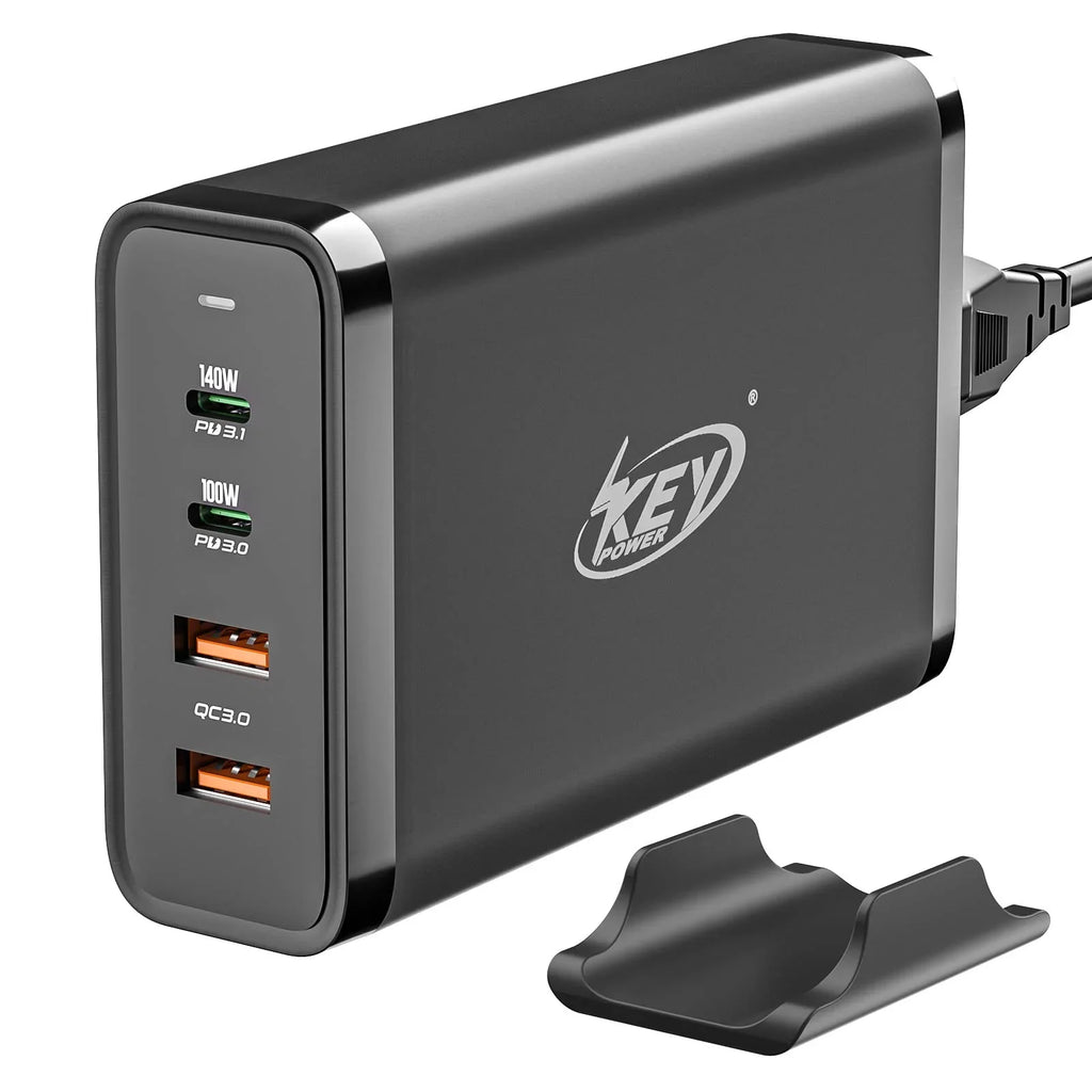 C Galaxy, 4Port Air/ with iPhone, Deck PD C iPad, Power Type Fast Power 3.1 XPS, Steam for USB Pro Charger 245W Adapter Key Station, Charge 16", Macbook 140W GaN