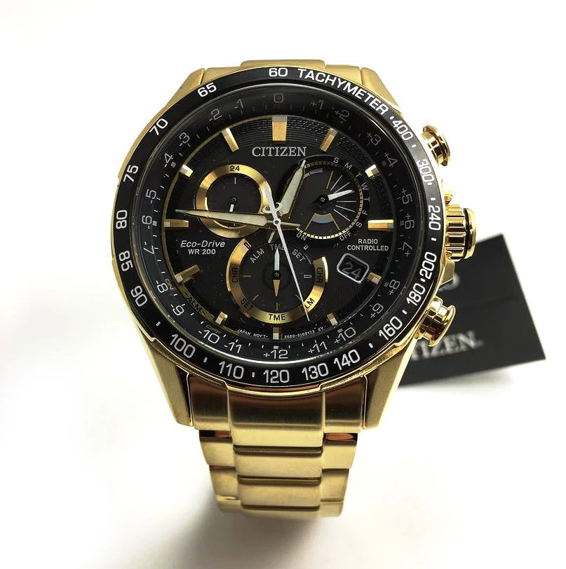Black Men's CB5912-50E Dial PCAT Chronograph Citizen Watch