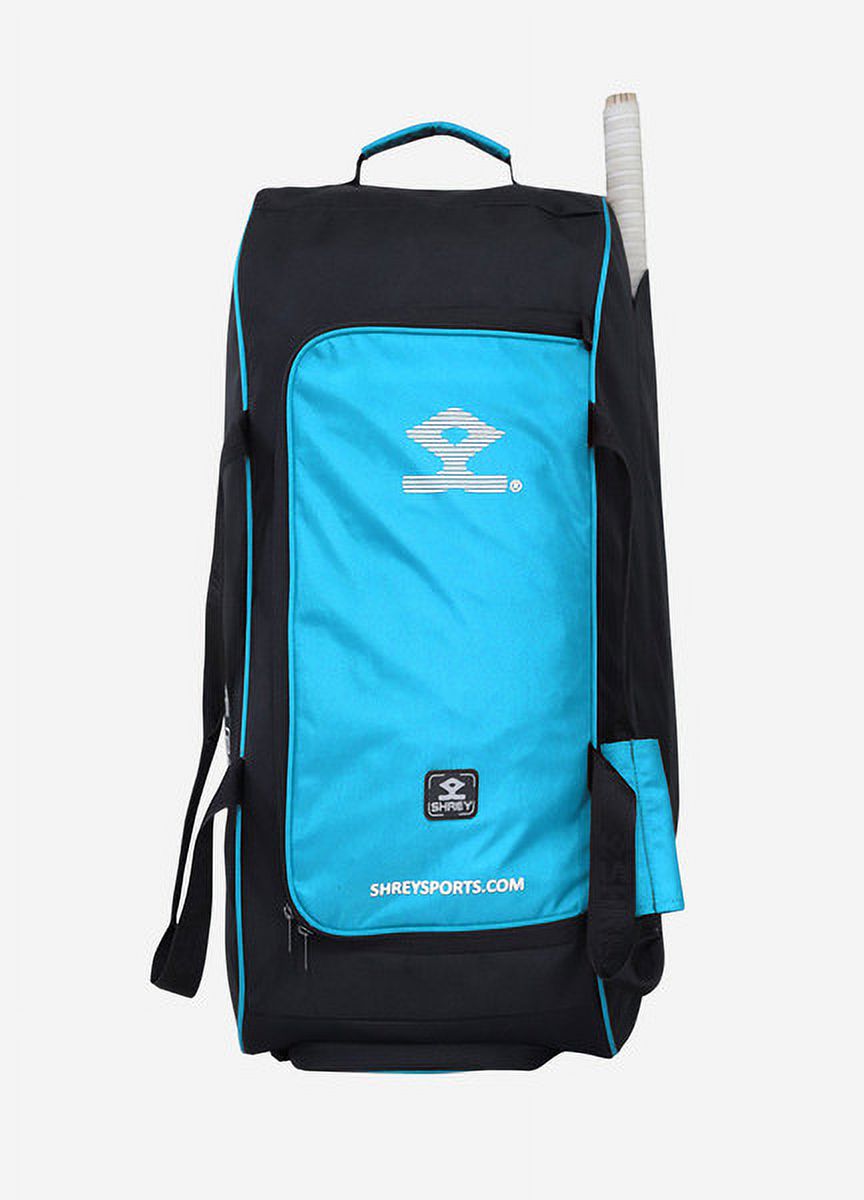Shrey &amp; Ranger Bag Blue -Black Wheelie