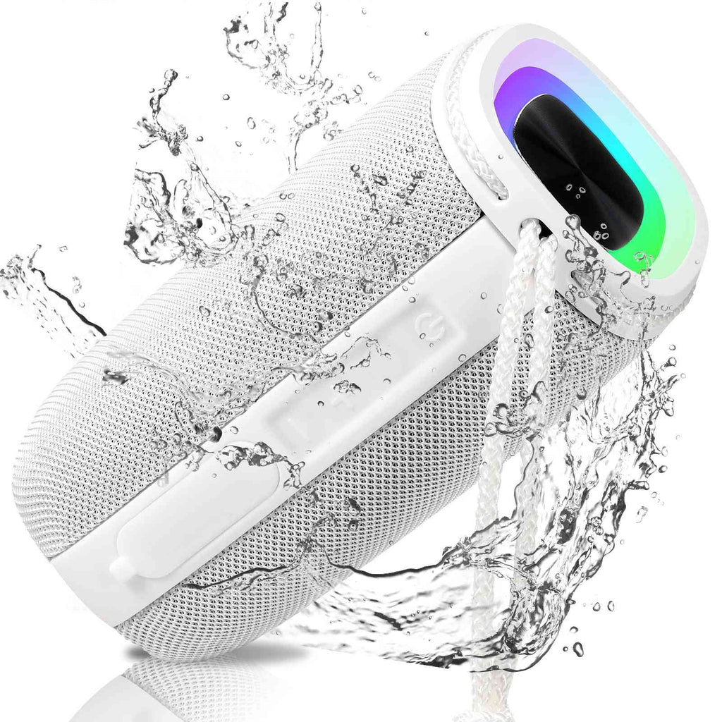 Pairing, - Portable Series Wireless 360° Scorpio Sound Q51 BT5.3, True UrbanX LG Punchy Speakers Bluetooth Bass, Speaker for Surround Speaker, Waterproof with White IPX5 HD