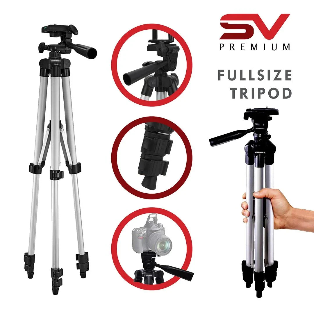 Bundle Case Canon R7 (Body Accessory with EOS Card Camera Only) Mirrorless Premium Tripod SV 64GB Memory SanDisk + + +