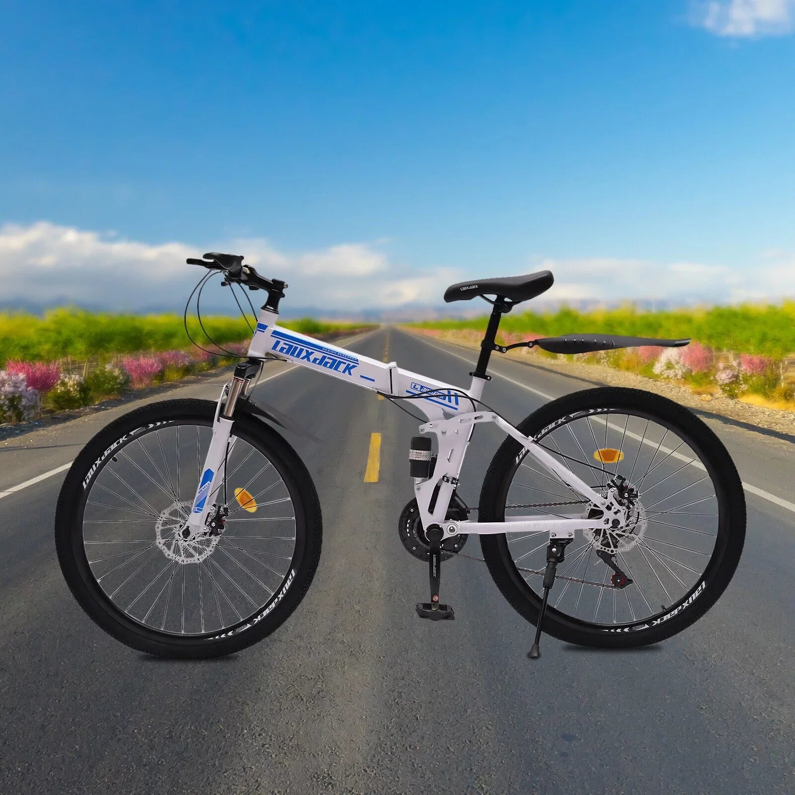 Brake SHZICMY Bikes Dual Men Disc Bicycle 21 26" Folding Mountain Speed School Bike MTB