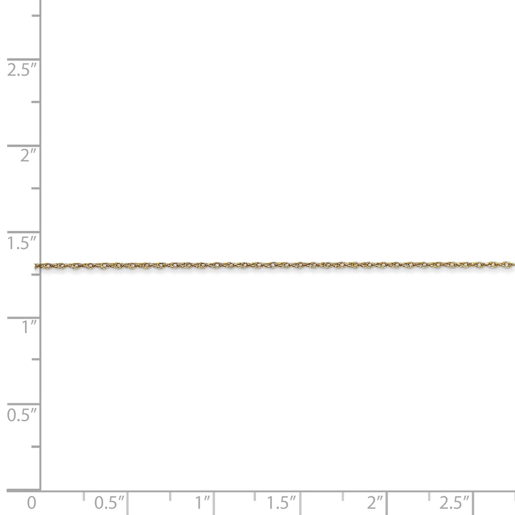 Gold Carded .5mm Cable Yellow Rope 10 Gold Chain Karat Primal