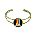Is Kind Bracelet Patient Is Love Bangle Open Jewelry Cuff Retro Love