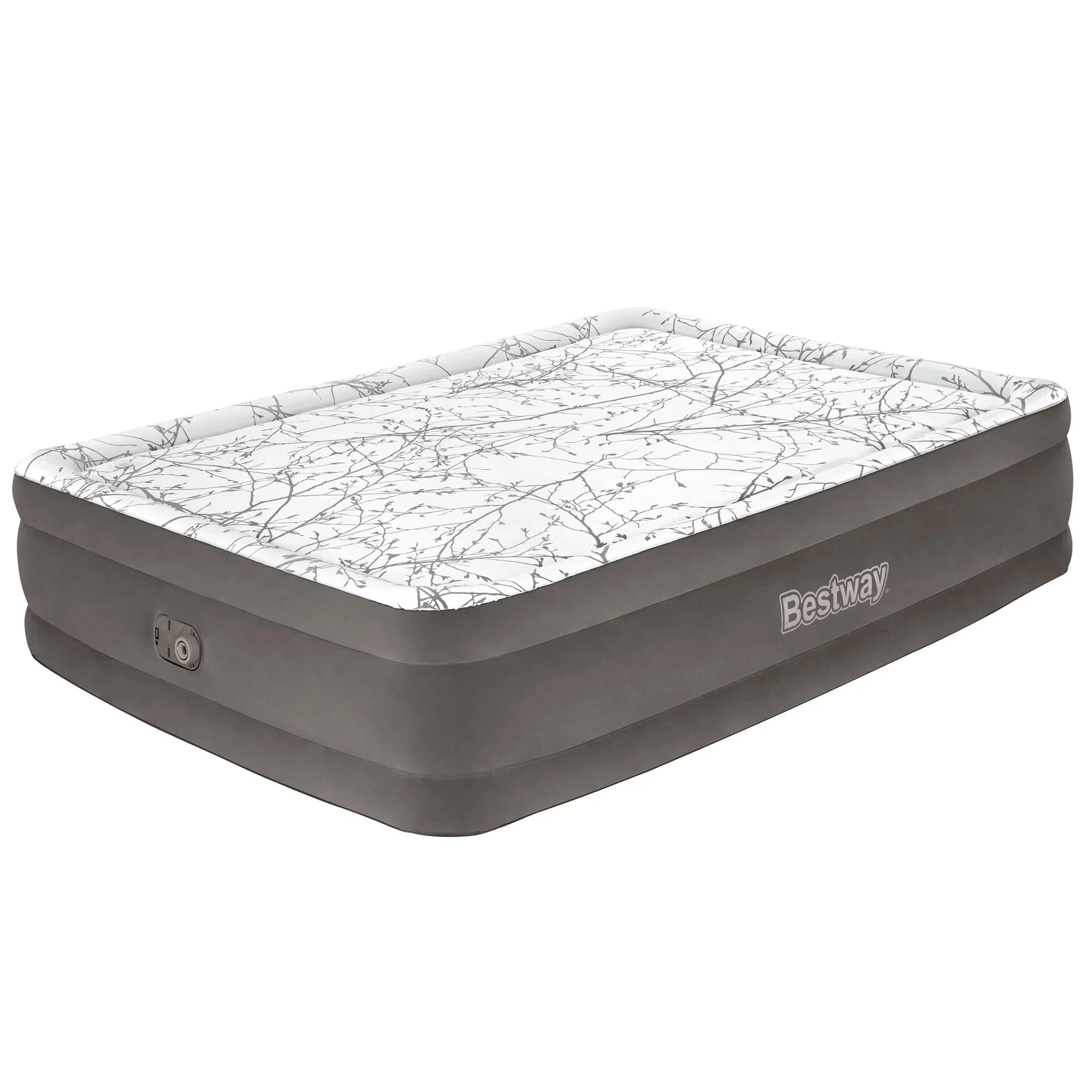 Cushify Queen Built-in Tritech Mattress Bestway 18” Pump with AC Coating Antimicrobial Air and Top