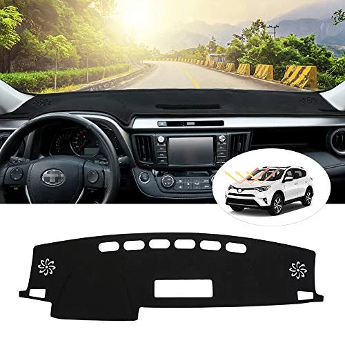 Cover Dashboard No Mat Cartist 2013-2018 Mat Sunshade Protector Suede Nonslip RAV4 Dash Glare Dash Toyota for