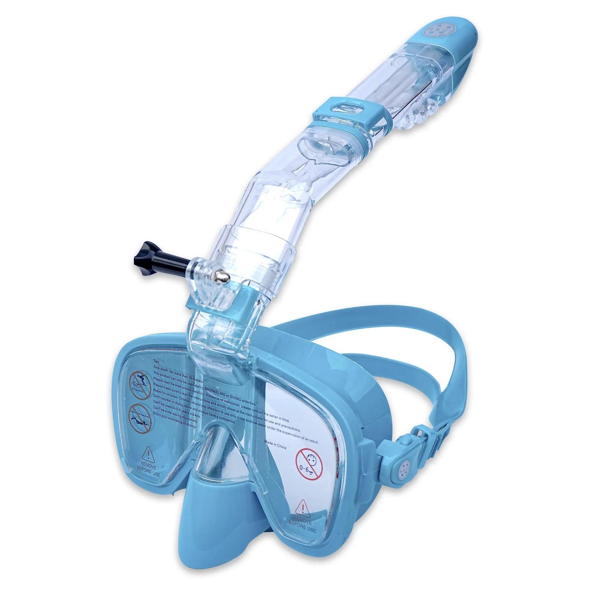 Hi Mask Snorkel Sons Blue Maui Half and