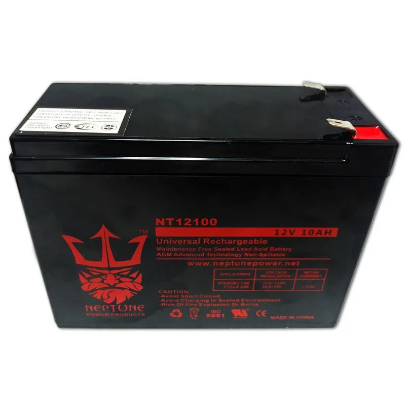 Battery SLA Pack 2 Electric Replacement Neptune 300 EVO 10Ah - Scooters 12V by