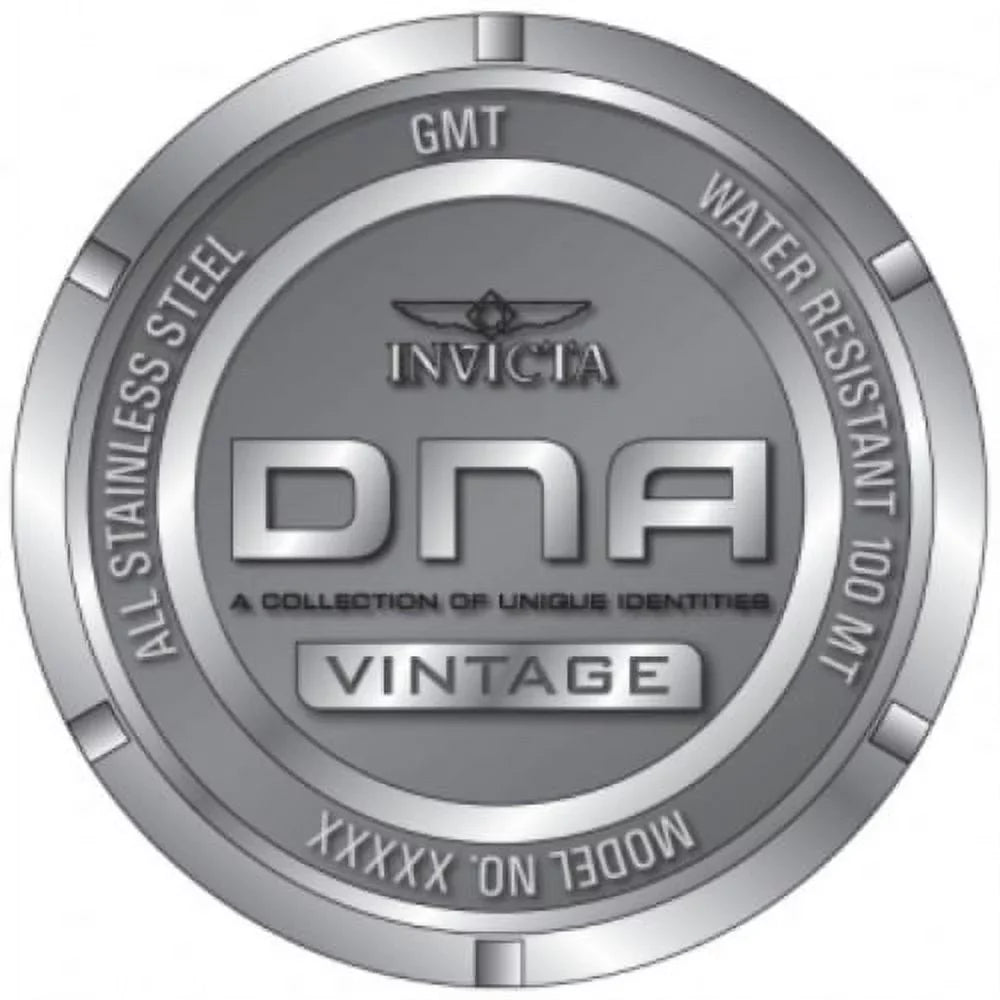 Antique Dial DNA Men's Invicta Silver 31785 Quartz Watch
