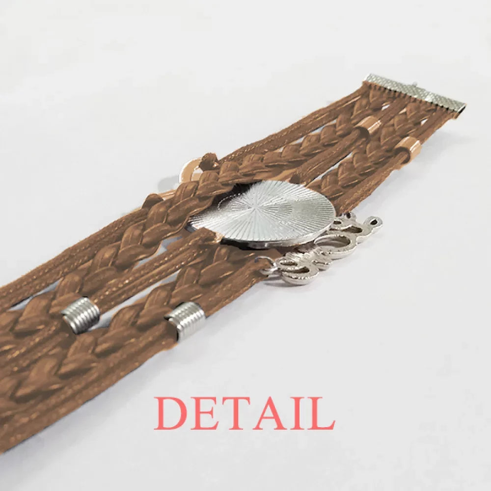 Set Hand Kind Is Is Patient Strap Wristband Leather Double Love Rope Love Bracelet