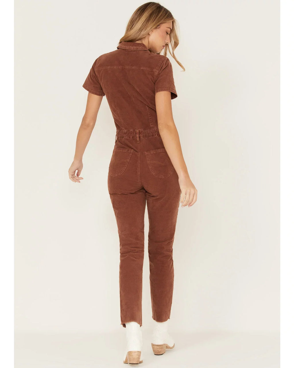 Corduroy Women's + Dark Jumpsuit Cleo US Brown Large Wolf