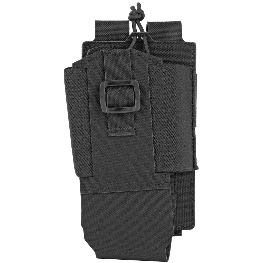 Blackhawk 37FS50BK MOLLE-Compatible Foundation Series Radio Nylon Pouch Black