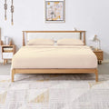 Pocket Inches @ Extra Brand Deep (King, 100% 22 Soft Egyptian Deep 'hotellinen' Fit Thread Upto 6-Piece Count Cotton 1000 Super Hotel Solid Sheet Pocket, Set Pattern, Ivory)