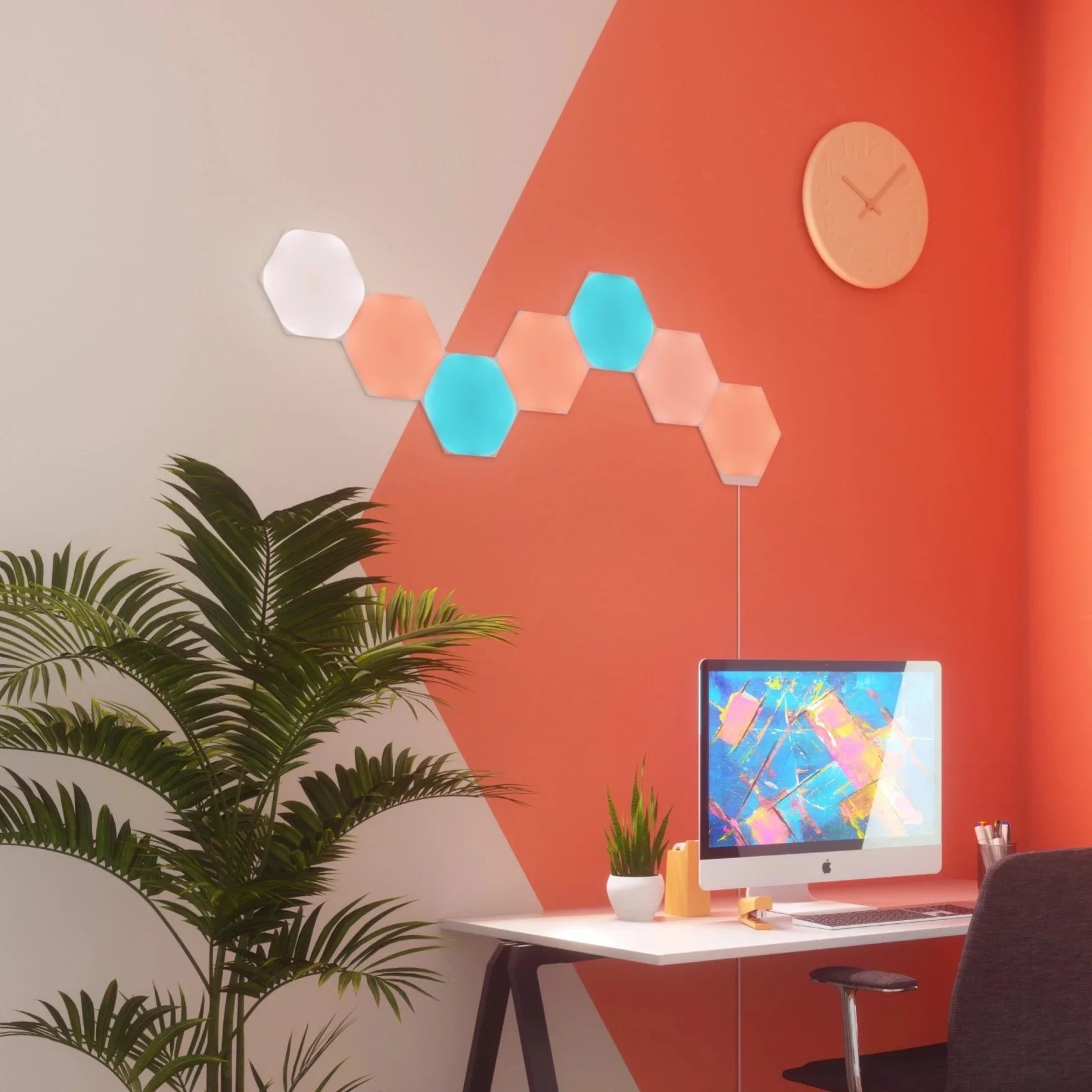 7 Panels Kit - Hexagon Panels Light - Smarter