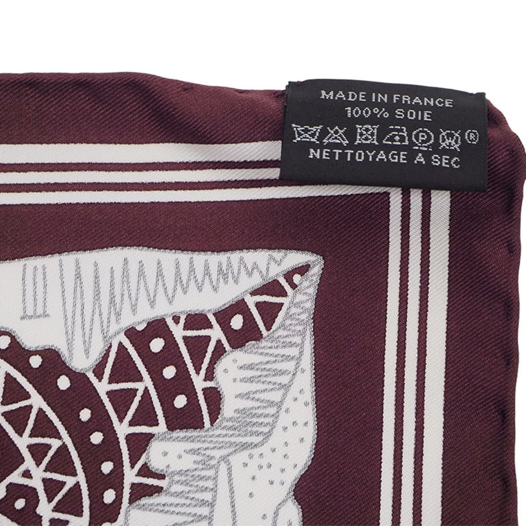 Nanatsu Stars the For Etoiles to (Like Carre Star HERMES From Not Petit New) Les Train Hermes Pre-Owned Limited Scarf Chief 55 Pocket Muffler Care Canyons Sale