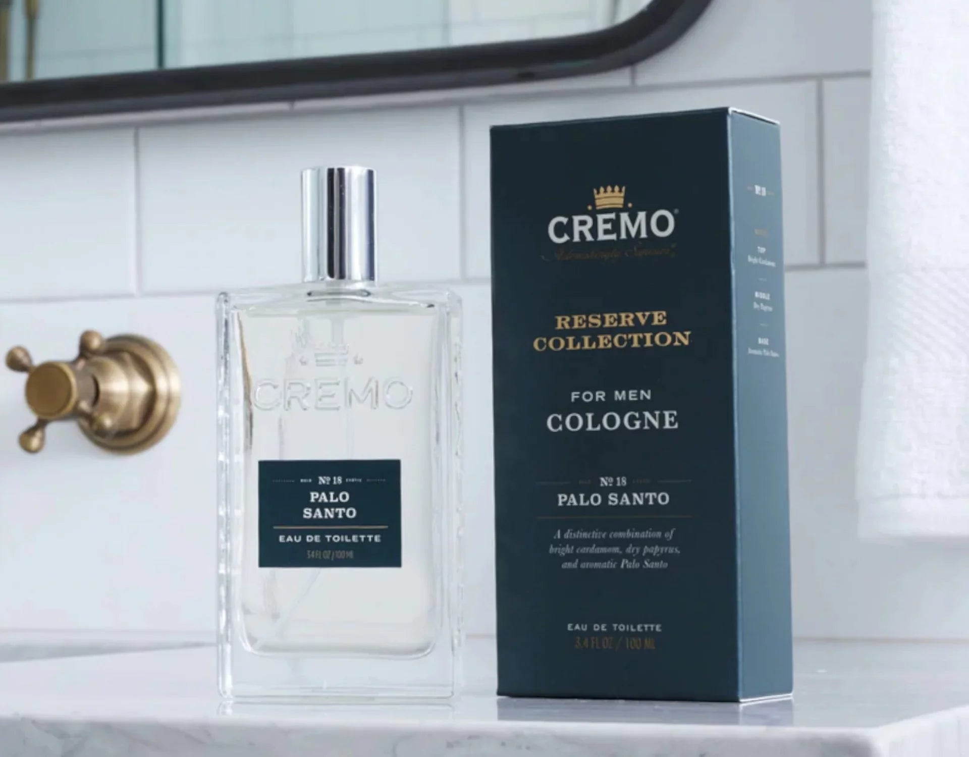 Palo - Collection For Fl. 2 Santo, 3.4 18 Cologne No. Pack Reserve Oz. Cremo Men of