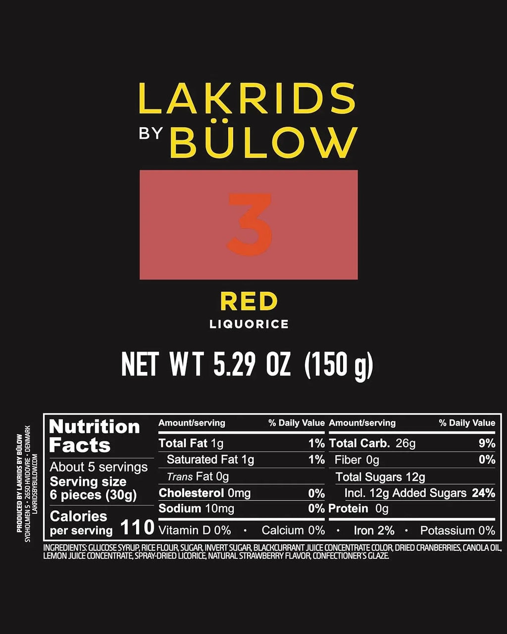 Gelatine Licorice From Without & 3 Gluten OZ Denmark Licorice Vegan 5.29 Gourmet Red
