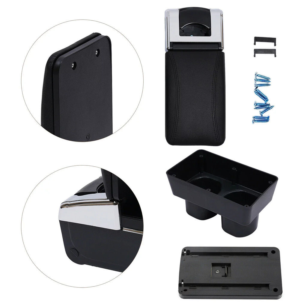 Container Armrest Nissan 2007-2011 Arm Rotatable Center Rest For Versa/Tiida/Latio Black Storage Holder Car Console ZhdnBhnos Box