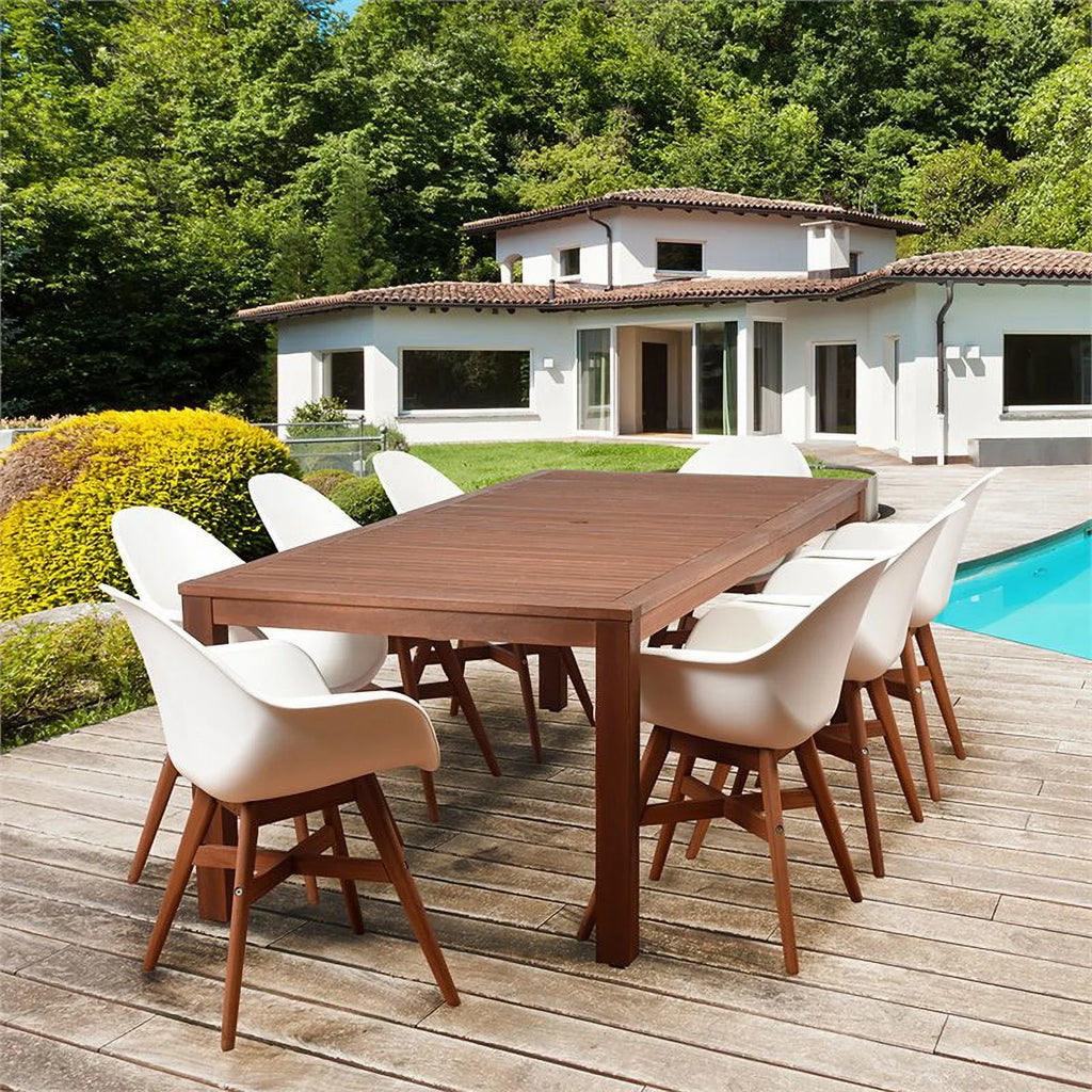9 Piece Charlotte International Home Amazonia Set Deluxe Dining Patio