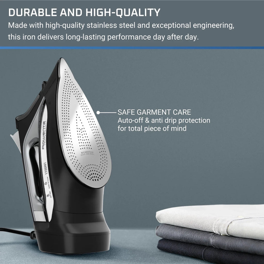 Black Rowenta Cordreel Accessteam Iron,
