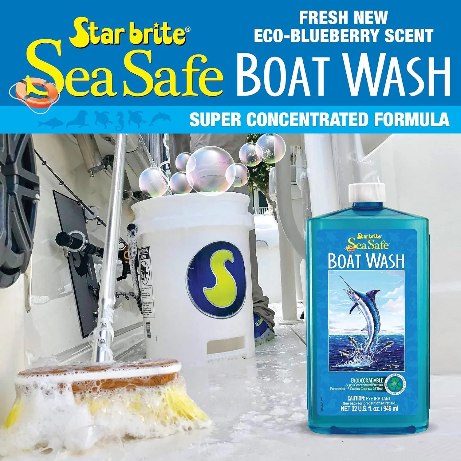 Boat Star Star 089732Pw Safe Sea Brite Wash Brite