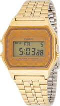 Men's Steel Casio Gold A159WGEA-9A Quartz Watch Tone Digital Stainless Vintage