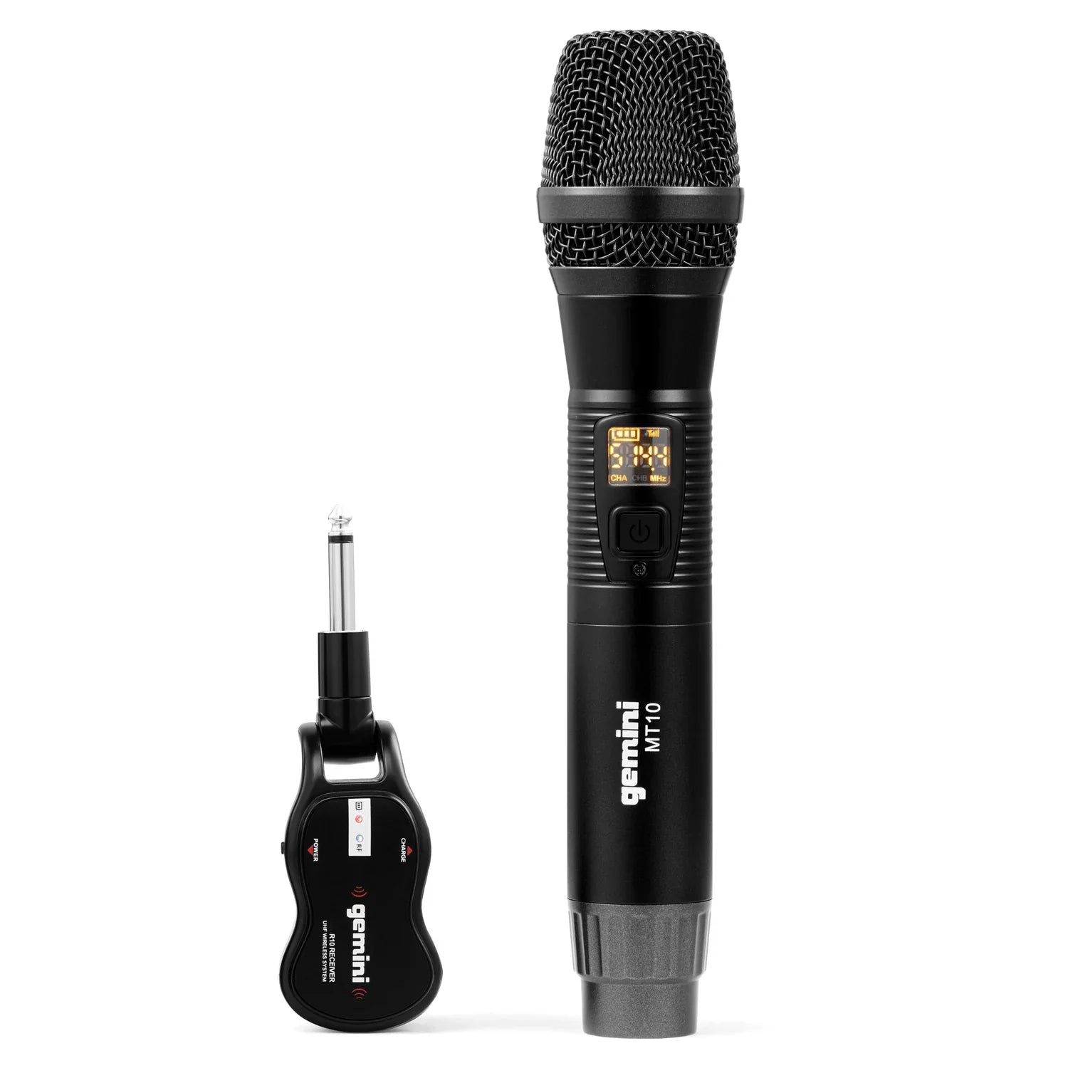 Powered LED Bluetooth 843631170892 UHF Gemini 15" Speaker Wireless Microphone GMU-M100 Single System, & Dual
