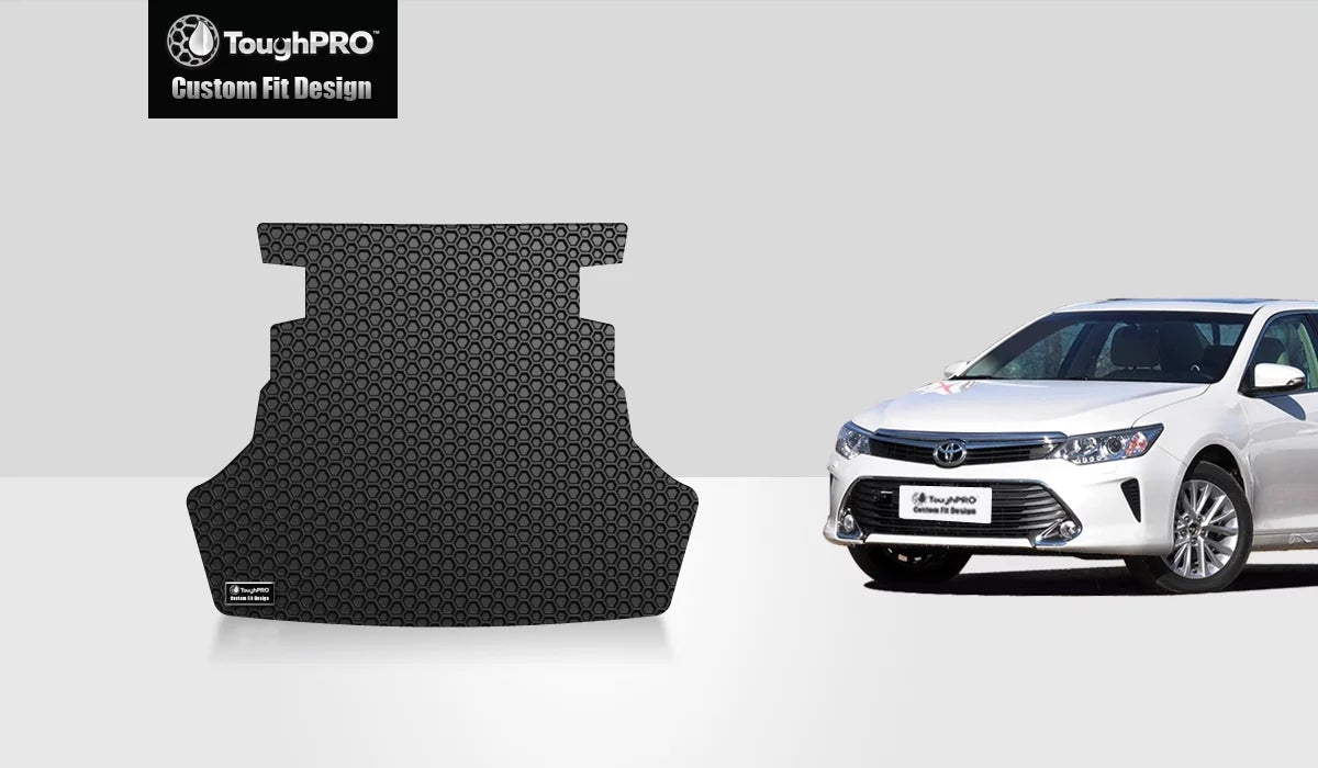 '- Compatible Rubber Heavy with All - Duty ToughPRO Mat Black 2016 in Trunk - USA) TOYOTA climate (Made Camry -