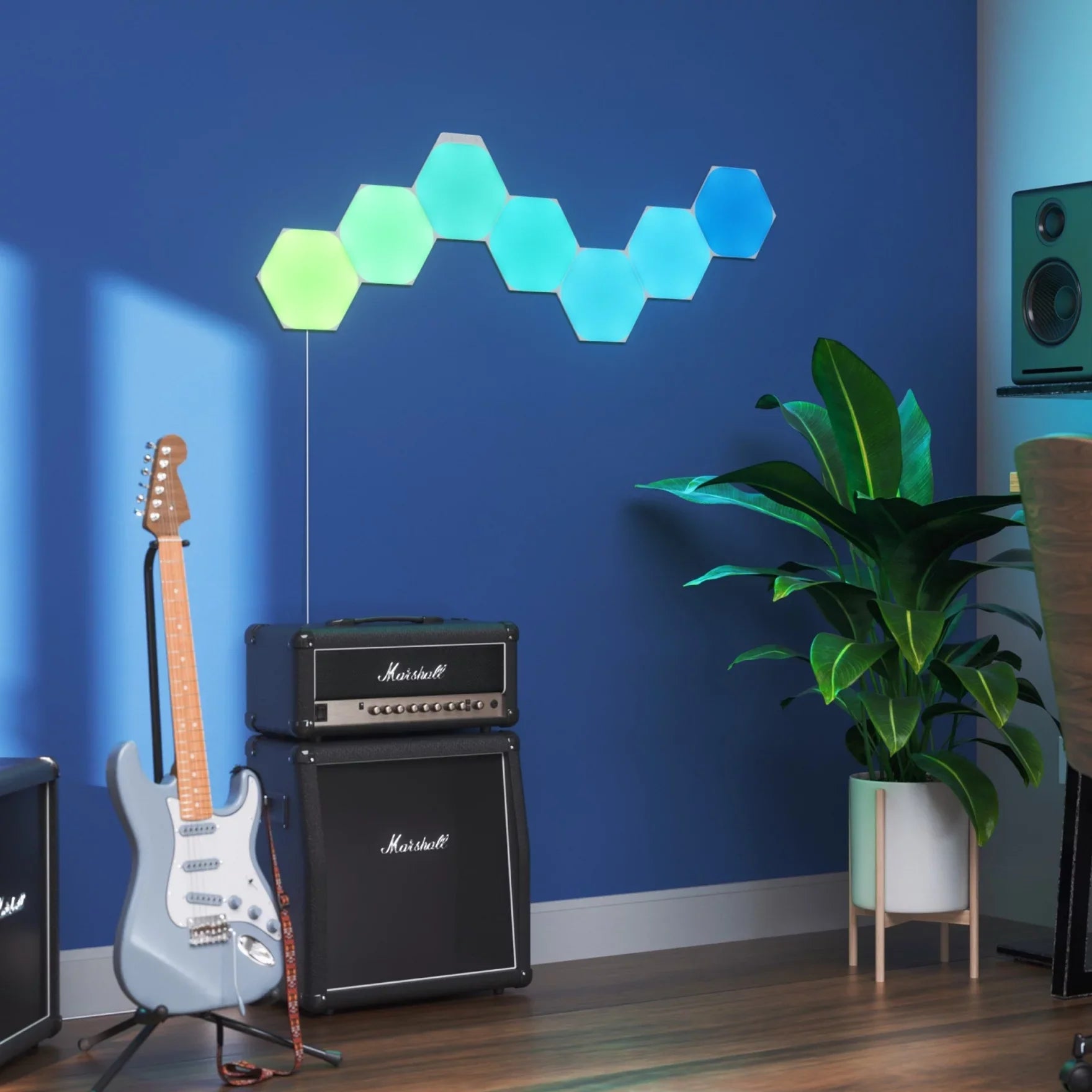 7 Panels Kit - Hexagon Panels Light - Smarter