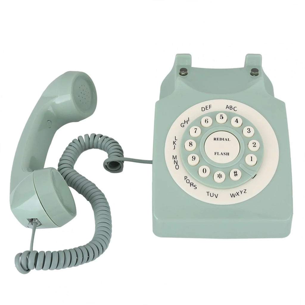 Telephone Landline Green Telephone Definition Antique Aigend Call Button European Vintag Clear - Large High