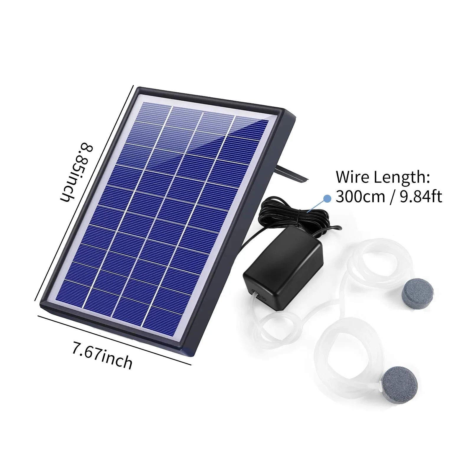 BubbleAerator Pond Fish Air Oxygenation pump, Solar Bubble Air Pump Pump Air Bubble Yaliya With Pump Pump Fish Air Aerator GoolRC Fish6w Stones Aerator Stones Pool Aerator 2 Air