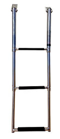 Grips Steps Stainless Marine Telescopic Rubber 3 Boat Steel Foot with Folding Pactrade Ladder