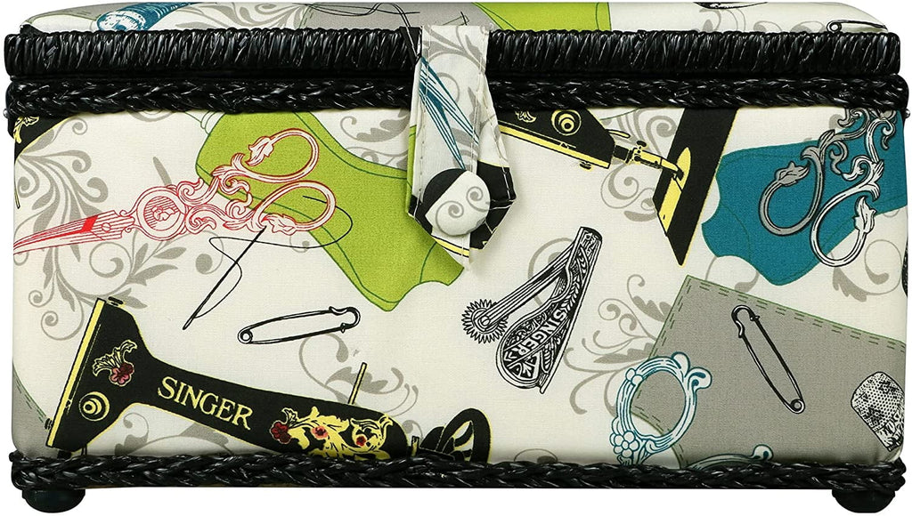 Basket Pieces Print, SINGER Sewing Kit, 127 QuiltPro Vintage