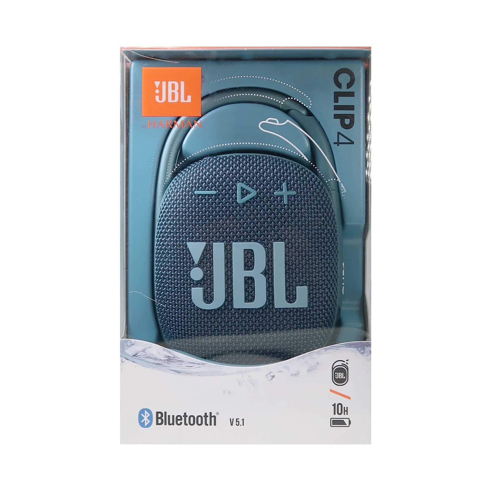 Clip Bluetooth Portable 2x JBL Waterproof Speaker 4 (Blue)