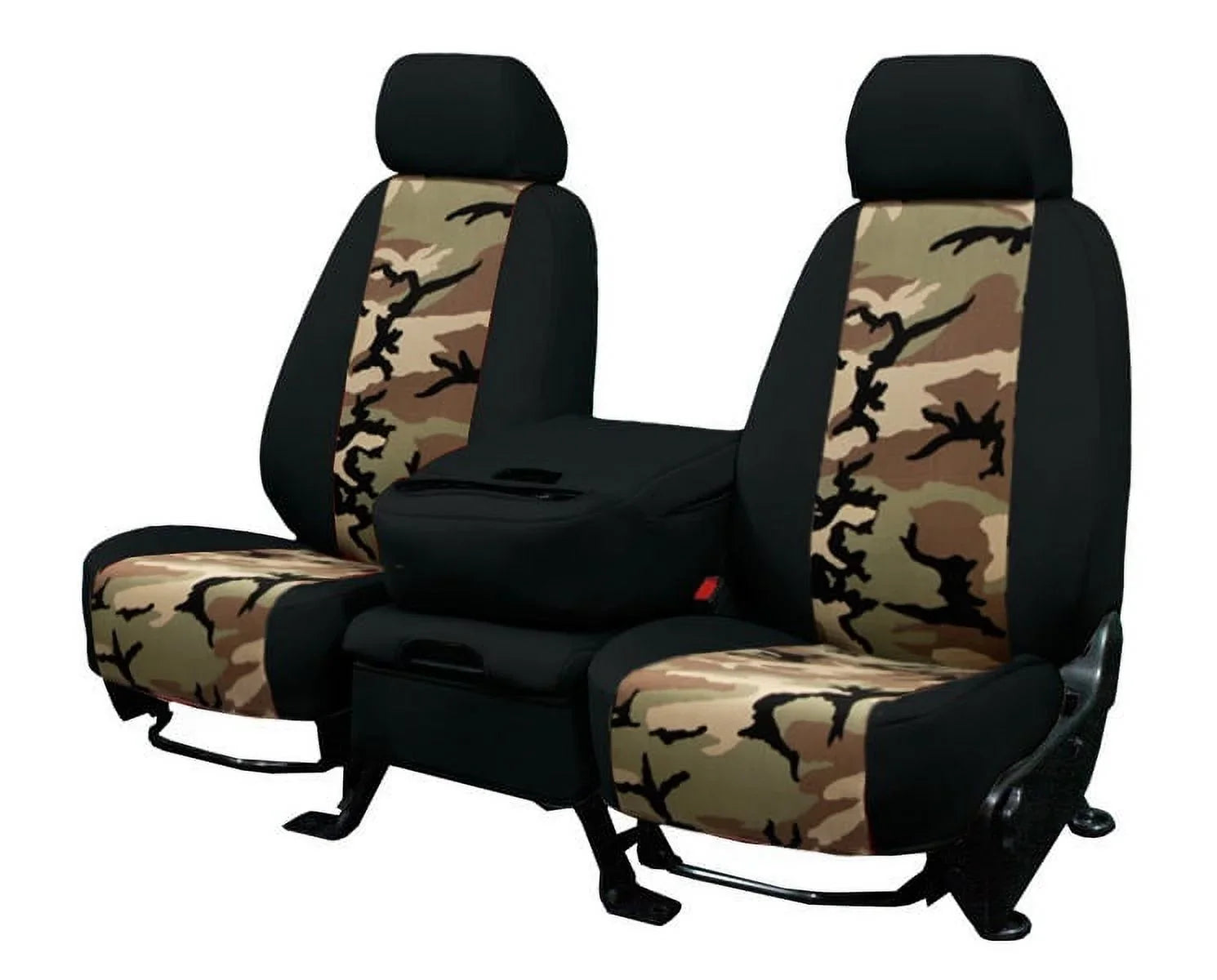 Trim Land 1994-1997 Seat Split CalTrend Insert - Covers Bench Toyota 50/50 Black Center Camo TY120-92KS Retro with Cruiser for