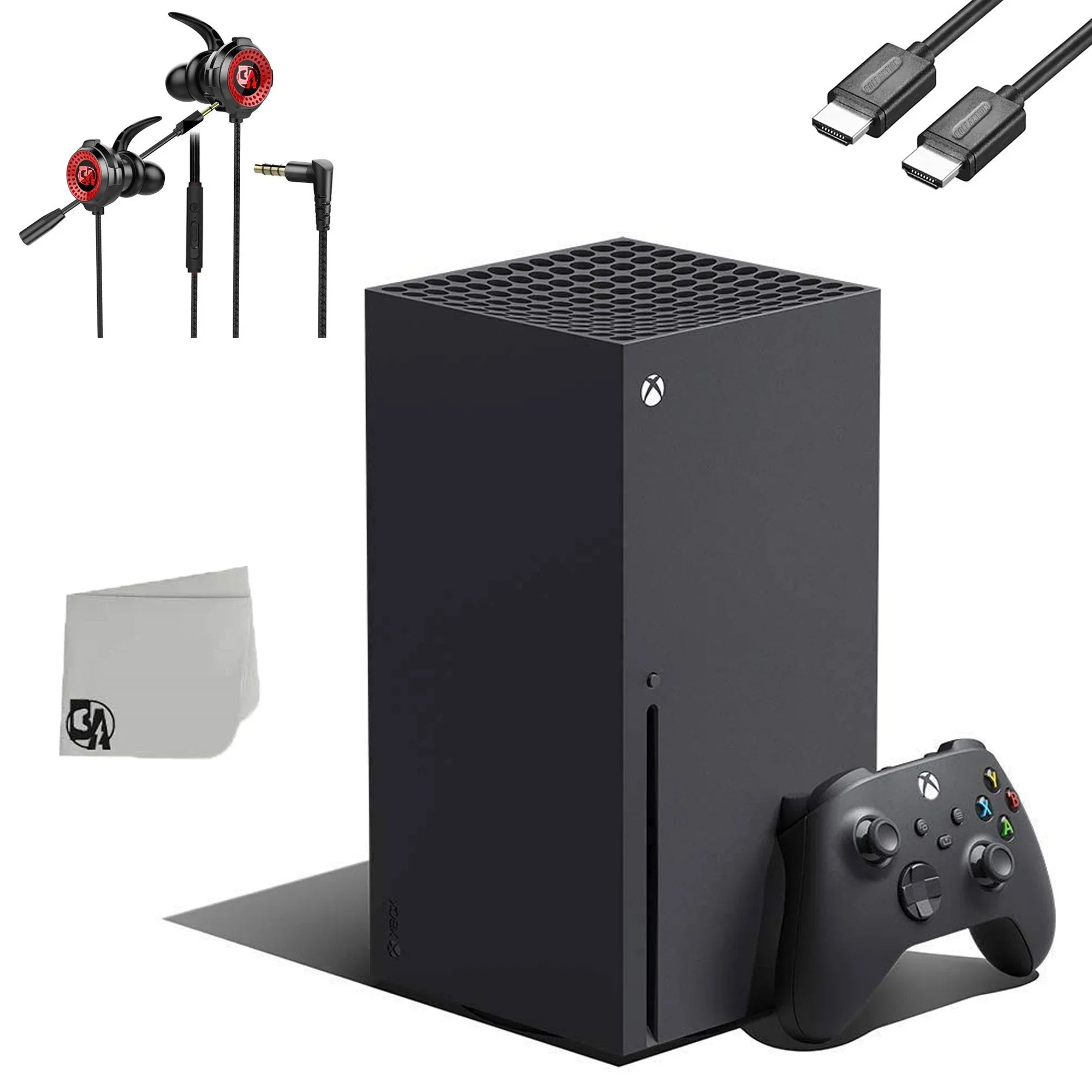 Xbox Bundle Gaming Earbuds 16GB Black RAM With AXTION Microphone Series Like Console G11-A + New Microsoft BOLT X